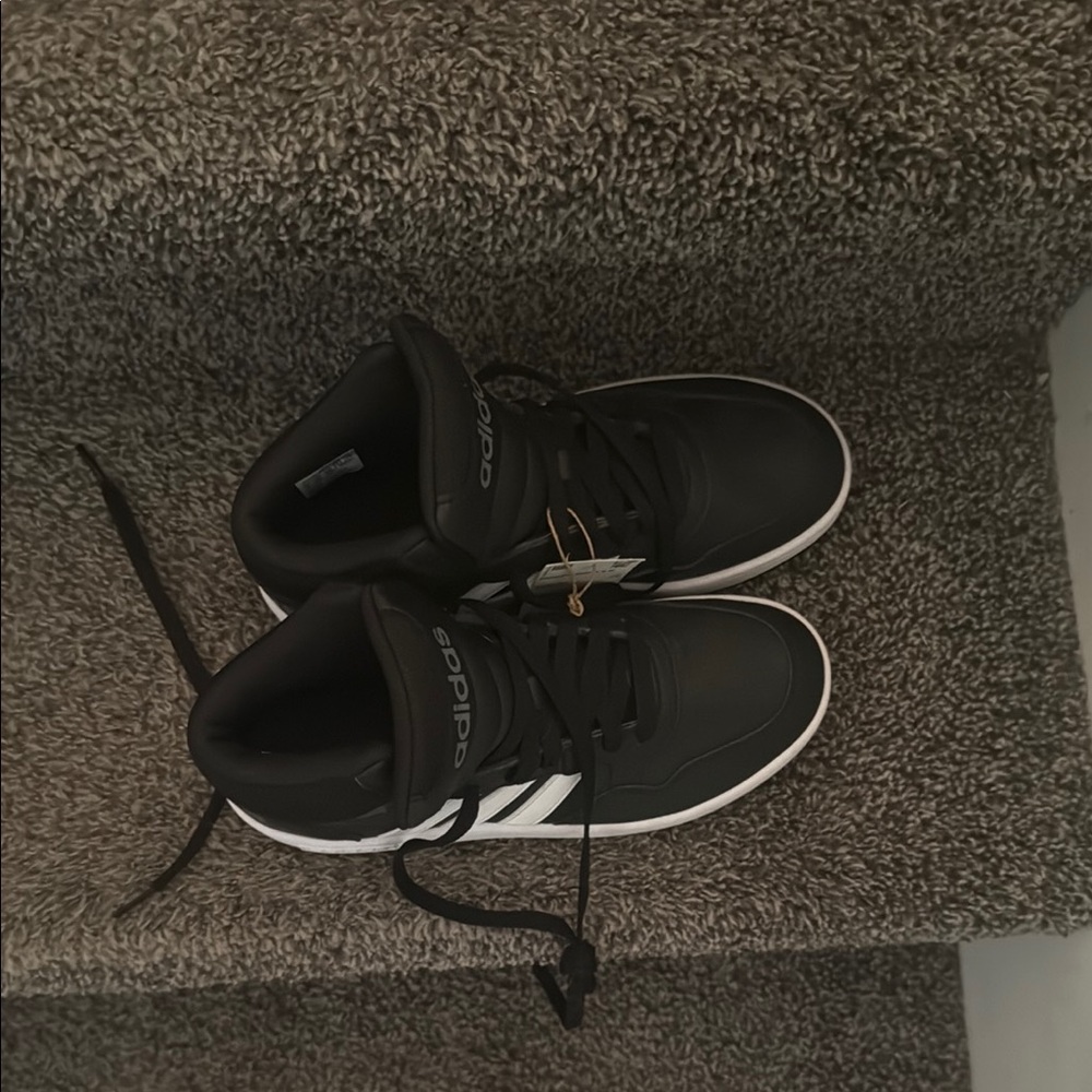 Adidas Black and White Sneakers